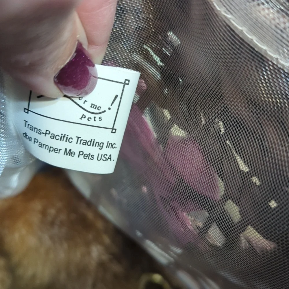 Beautiful Pampered pet bag